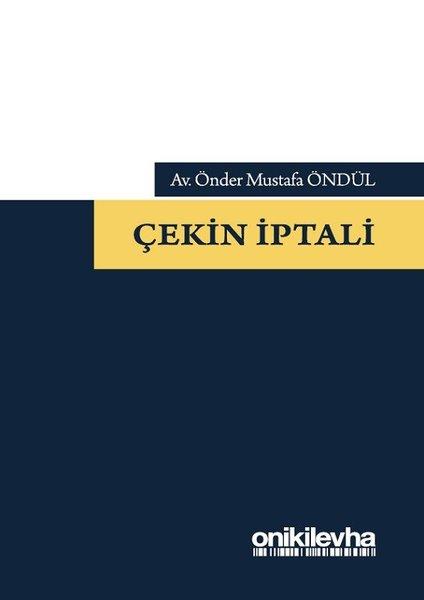 Çekin İptali | On İki Levha Yayıncılık (İnce Kapak)  - Resim 1