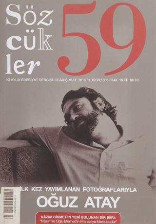 Sözcükler Dergisi Sayı: 59 Ocak - Şubat 2016 | Sözcükler Yayınları (Ciltsiz)  - Resim 1