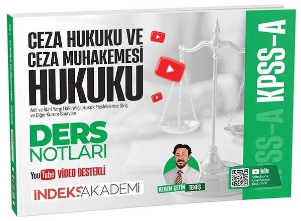 2026 KPSS A Grubu Ceza Hukuku ve Ceza Muhakemesi Hukuku Video Ders Notları | İndeks Akademi (İnce Kapak)  - Resim 1