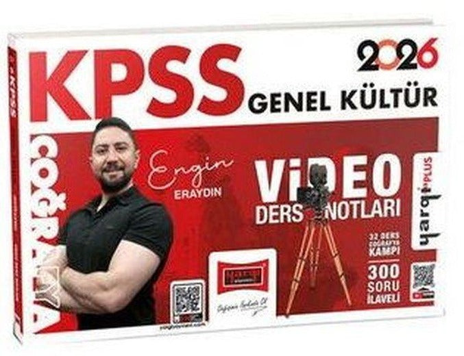 2026 KPSS Genel Kültür Coğrafya Video Ders Notları | Yargı Yayınları (İnce Kapak)
