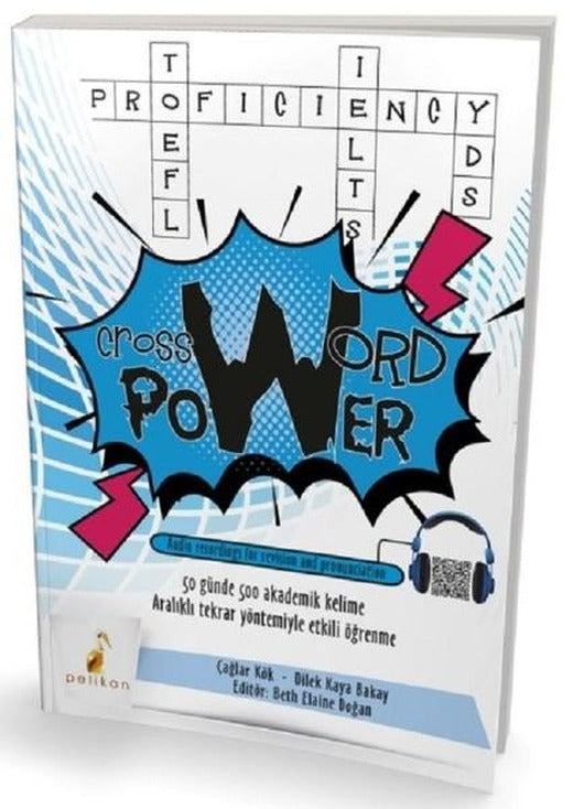 Crossword Power 50 Günde 500 Akademik Kelime | Pelikan Yayınları (İnce Kapak)