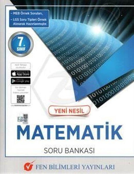 7.Sınıf Yeni Nesil Matematik Soru Bankası | Fen Bilimleri Yayınları (İnce Kapak)