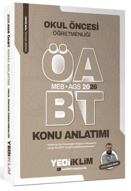 MEB AGS ÖABT Okul Öncesi Öğretmenliği Konu Anlatımı | Yediiklim Yayınları (Ciltsiz)