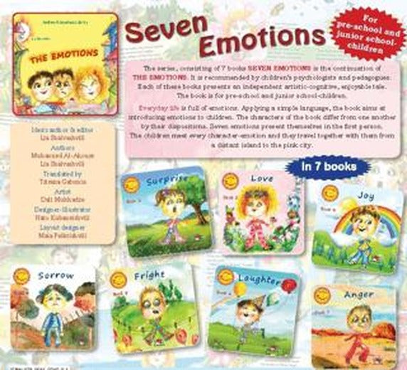 Seven Emotions 7 Books | Shemetsneba (Ciltsiz)