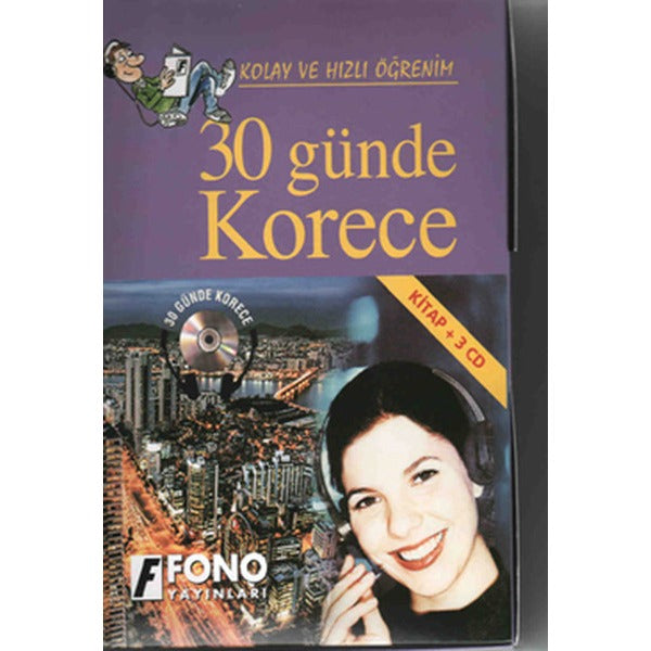 30 Günde Korece Cd'li Set - Kutulu | Fono Yayınları