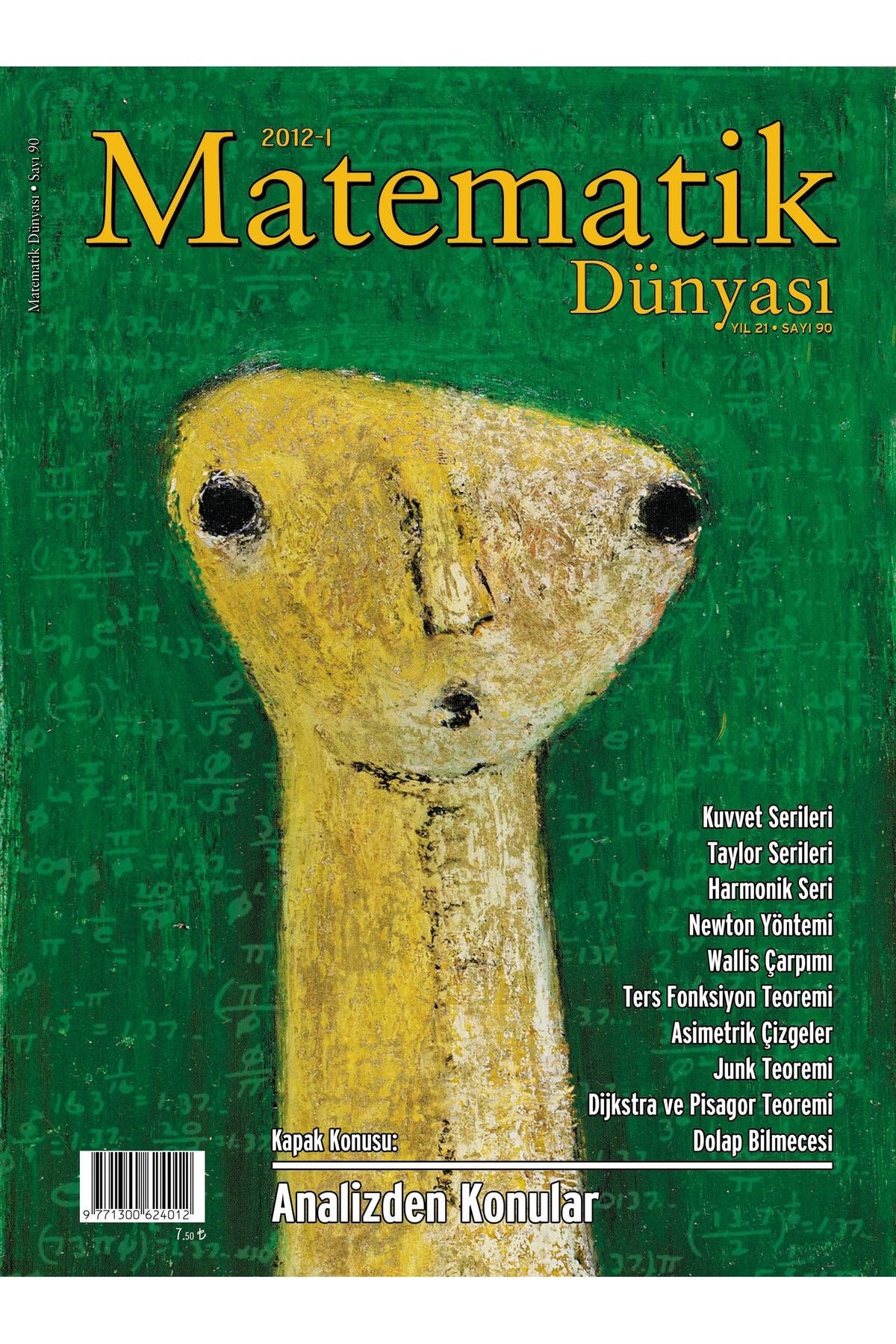Matematik Dünyası Dergisi Sayı:90 Yıl:2012 - I | Nesin Yayınevi (Ciltsiz)