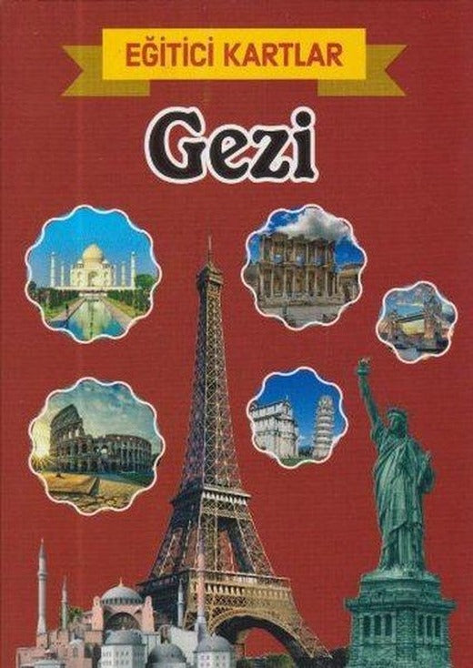 Gezi - Eğitici Kartlar | Teleskop Popüler Bilim (İnce Kapak)