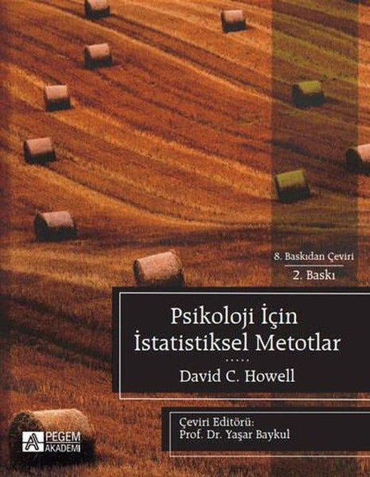 Psikoloji İçin İstatistiksel Metotlar | Pegem Akademi Yayıncılık (İnce Kapak)