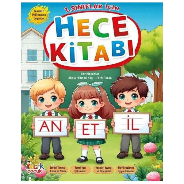 1. Sınıflar İçin Hece Kitabı | Bıcırık Yayınları (İnce Kapak)