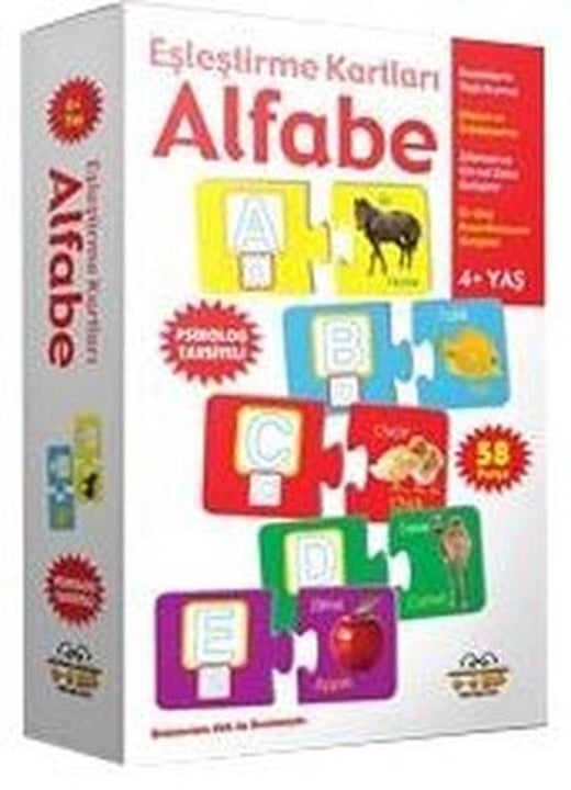 Eşleştirme Kartları - Alfabe 4+ Yaş | 0-6 Yaş Yayınları
