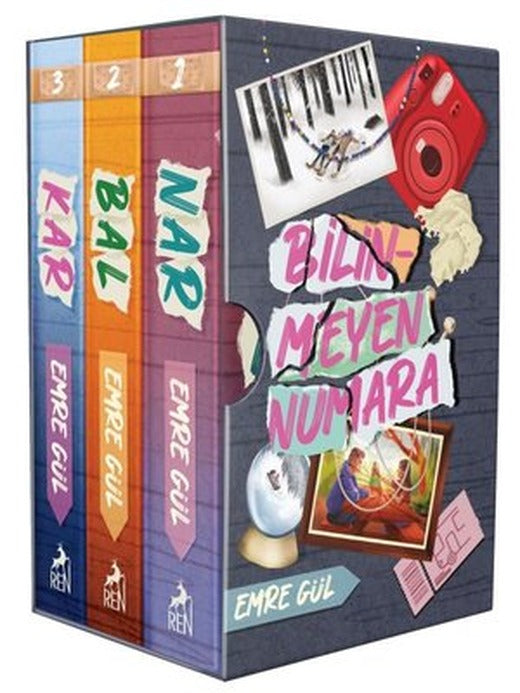 Bilinmeyen Numara Serisi Kutulu Seti - 3 Kitap Takım | Ren Kitap (Ciltli)