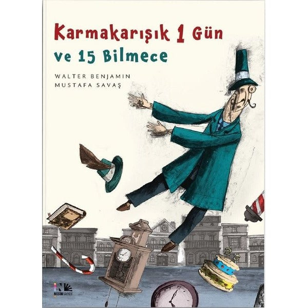 Karmakarışık 1 Gün ve 15 Bilmece | Nesin Yayınevi (İnce Kapak)