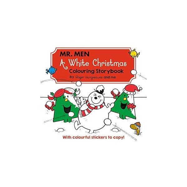 Mr Men A White Christmas Colouring Storyboo
