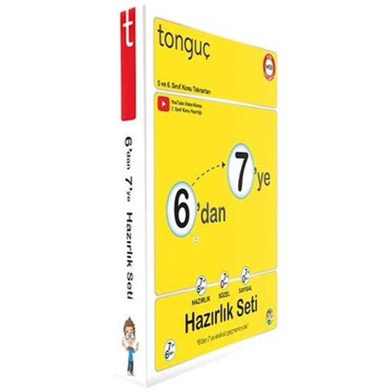 6'dan 7'ye Hazırlık Seti | Tonguç Akademi (İnce Kapak)