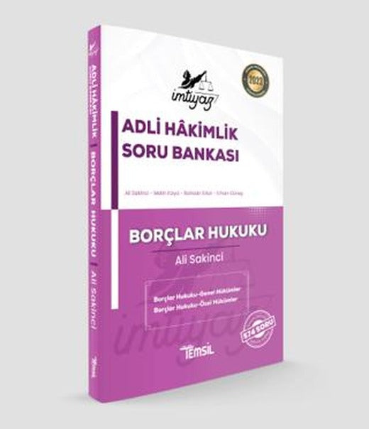 İmtiyaz Adli Hakimlik Soru Bankası Borçlar Hukuku | Temsil Kitap (Ciltsiz)
