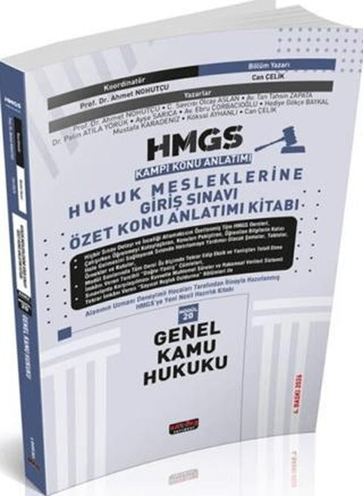 2026 HMGS Genel Kamu Hukuku Özet Konu Anlatımı | Savaş Yayınevi (Ciltsiz)
