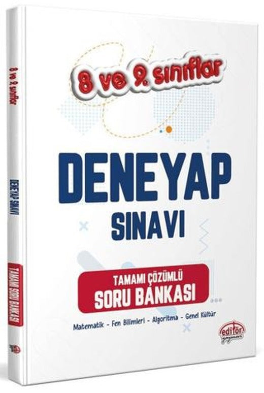 8-9. Sınıf Deneyap Tamamı Çözümlü Soru Bankası