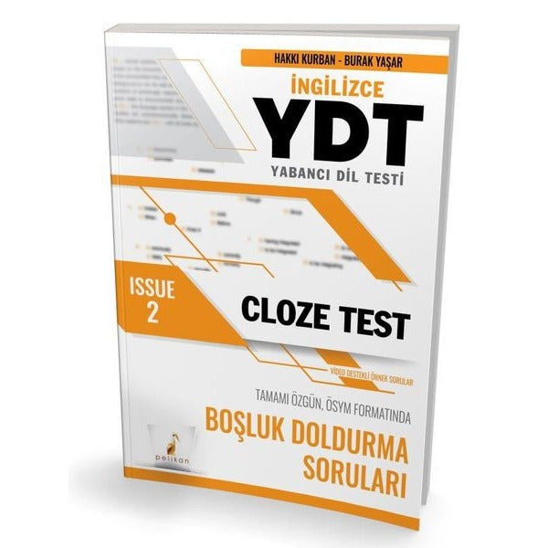 YDT İngilizce Cloze Test Issue 2 | Pelikan Yayınları (İnce Kapak)