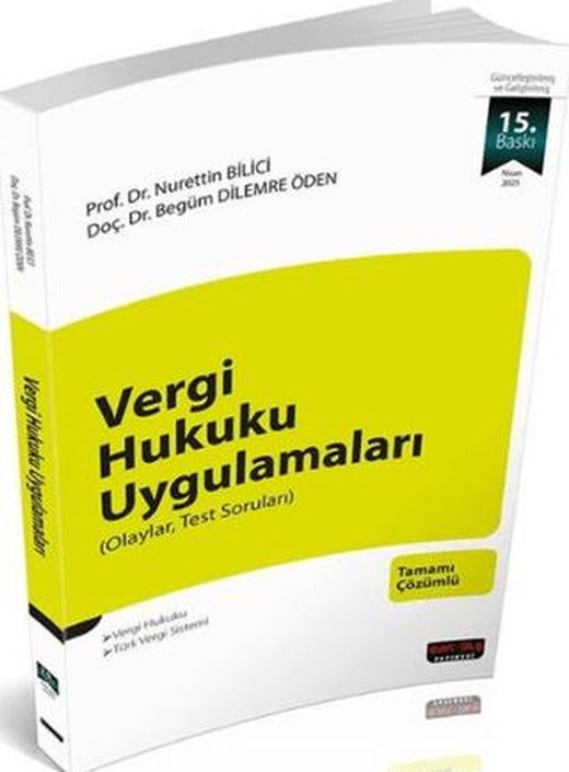 Vergi Hukuku Uygulamaları | Savaş Yayınevi (Ciltsiz)