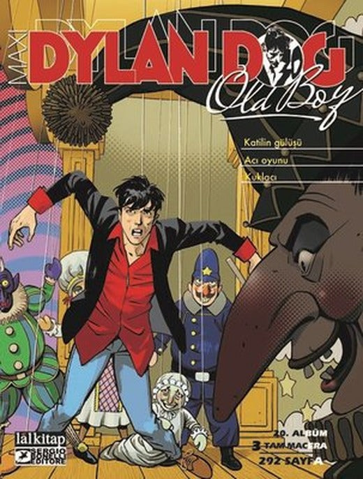 Dylan Dog Maxi Albüm 20 - Katilin Gülüşü - Acı Oyunu - Kuklacı | Lal
