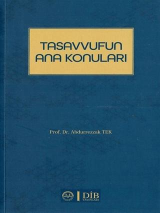 Tasavvufun Ana Konuları | Diyanet İşleri Başkanlığı (Ciltsiz)  - Resim 1