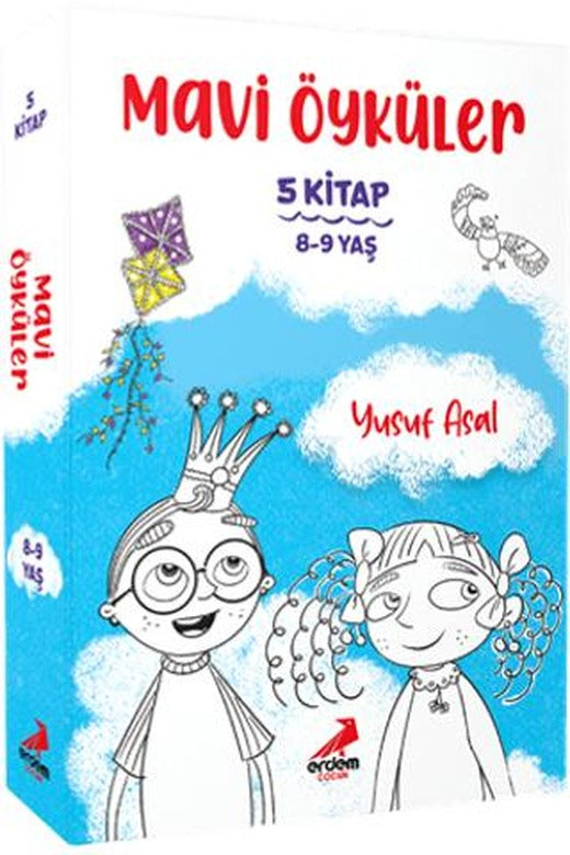 Mavi Öyküler Set (5 Kitap Takım) | Erdem Çocuk (Ciltsiz)