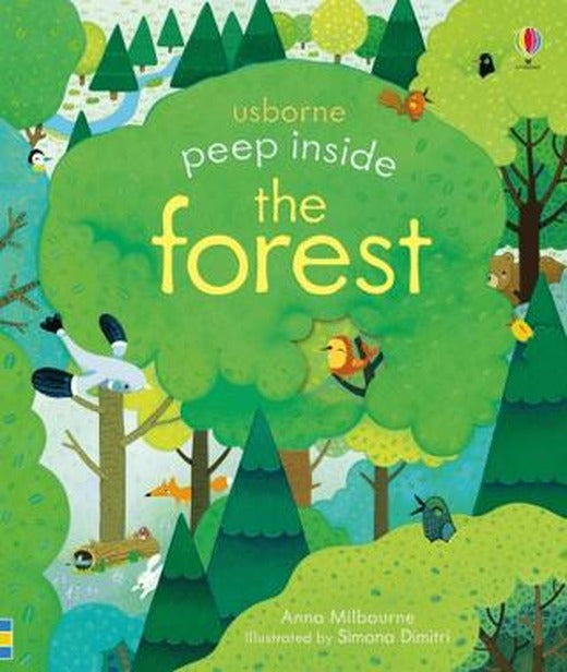 Peep Inside a Forest | Usborne (Ciltsiz)