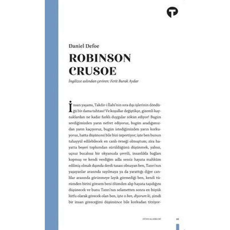 Robinson Crusoe | İş Bankası Kültür Yayınları - İş Çocuk Klasikleri