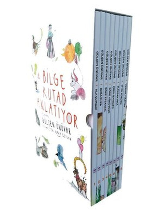 Bilge Kutad Anlatıyor Seti - 8 Kitap Takım Kutulu | Ötüken Neşriyat Yayınları