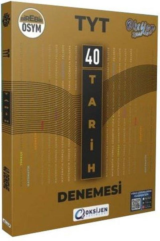 TYT Tarih 40 Branş Denemesi | Oksijen Yayınları - Eğitim (İnce Kapak)