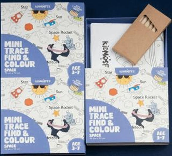 Mini Trace Find Colour Space Poster | Kidmosfer