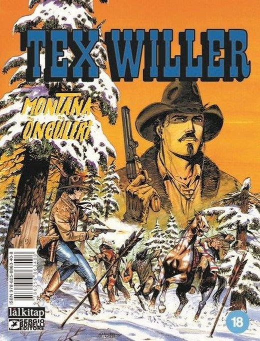 Tex Willer Sayı 18 - Montana Öncüleri | Lal (İnce Kapak)
