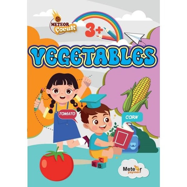 Vegetables Türkçe-İngilizce Boyama Kitabı