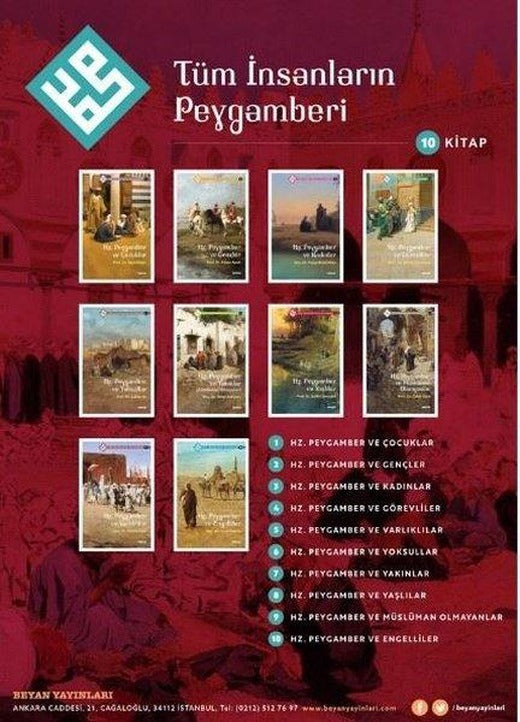 Tüm İnsanların Peygamberi Serisi Seti - 10 Kitap Takım | Beyan Yayınları (İnce Kapak)