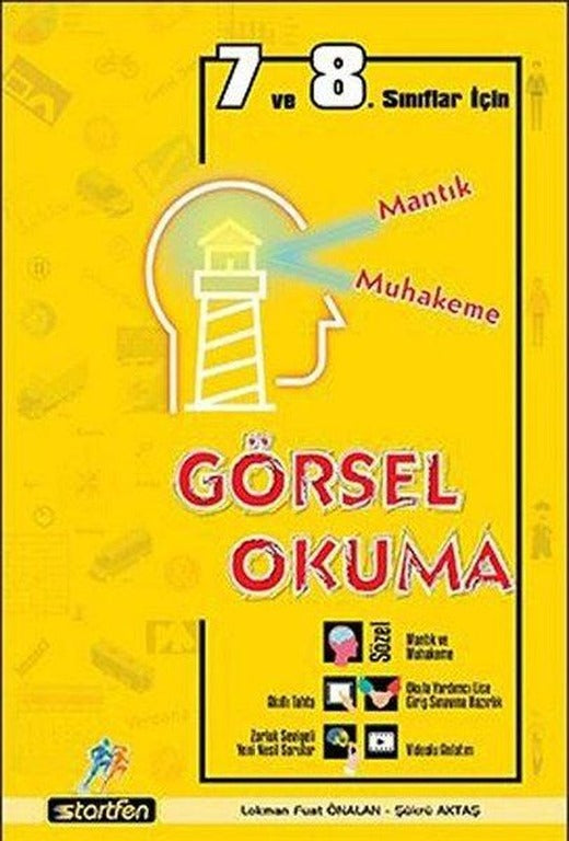 7. ve 8.Sınıflar İçin Görsel Okuma Soru Bankası | Startfen Yayınları (İnce Kapak)