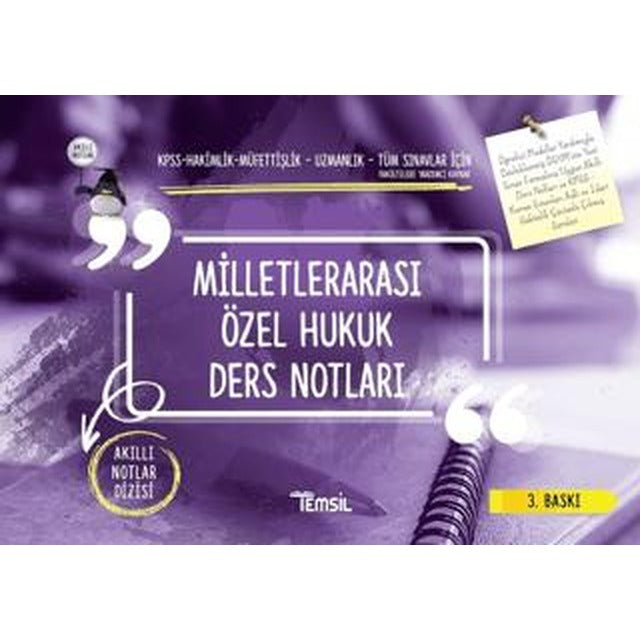 Milletlerarası Özel Hukuku Ders Notları