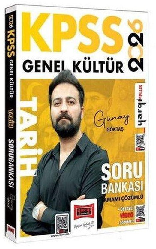 2026 KPSS Genel Kültür Tamamı Çözümlü Tarih Soru Bankası | Yargı Yayınları (İnce Kapak)