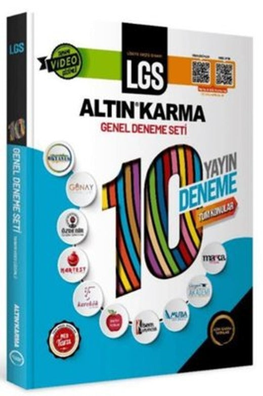 2024 LGS 10'lu Deneme Seti | Altın Karma Yayınları (İnce Kapak )
