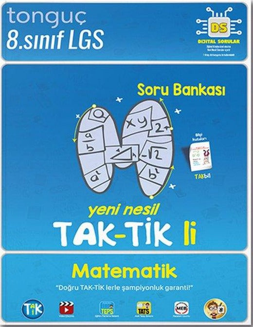 8. Sınıf Matematik Taktikli Soru Bankası | Tonguç Akademi (İnce Kapak)