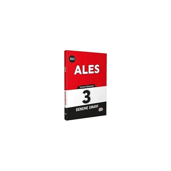 2024 ALES Tamamı Çözümlü 3 Deneme Sınavı