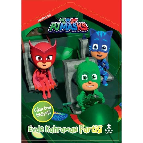 Pjmasks - Evde Kahraman Partisi - Boyama Evi | Doğan Çocuk