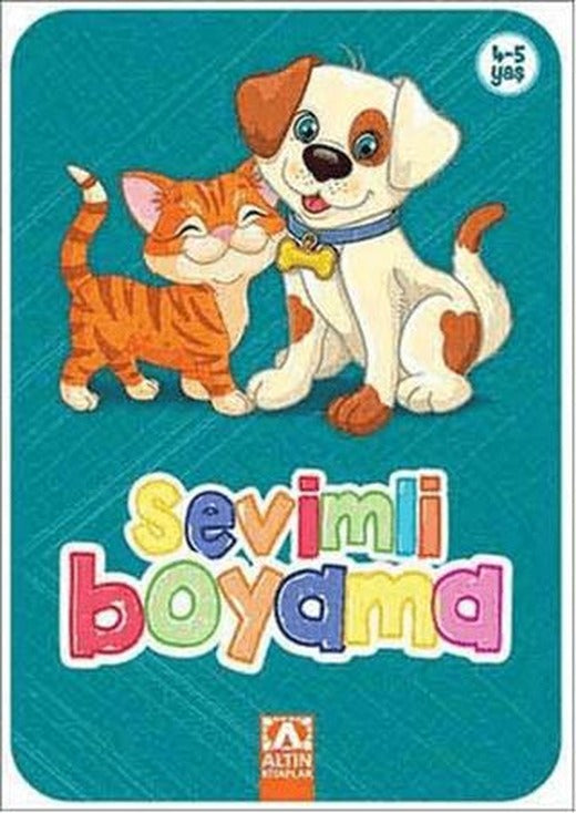 Sevimli Boyama (Turkuaz) | Altın Kitaplar (Ciltsiz)