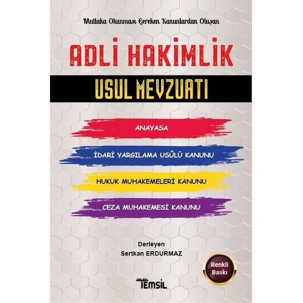 Adli Hakimlik Usul Mevzuatı | Temsil Kitap (Ciltsiz)