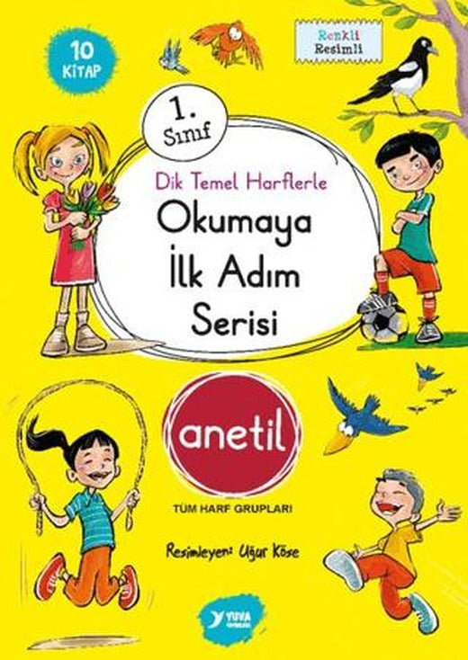 Okumaya İlk Adım Serisi Anetil Düz Yazı (10 Kitap) | Yuva Yayınları (Ciltsiz)