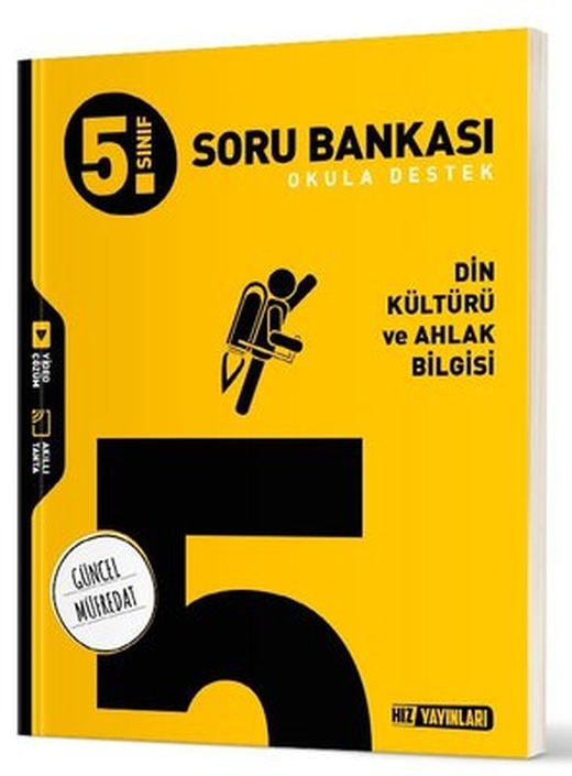 5. Sınıf Din Kültürü Ve Ahlak Bilgisi Soru Bankası | Hız Yayınları (İnce Kapak)