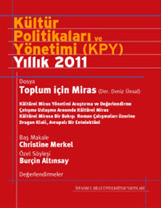 Kültür Politikası ve Yönetimi Yıllık 2011 | İstanbul Bilgi Üniv.Yayınları