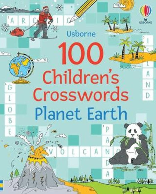 100 Children's Crosswords: Planet Earth | Usborne (Ciltsiz)
