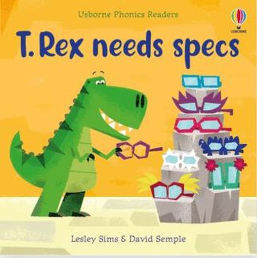 T. Rex Needs Specs | Usborne (Ciltsiz)