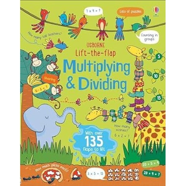 Lift the Flap Multiplying and Dividing | Usborne (Ciltli)
