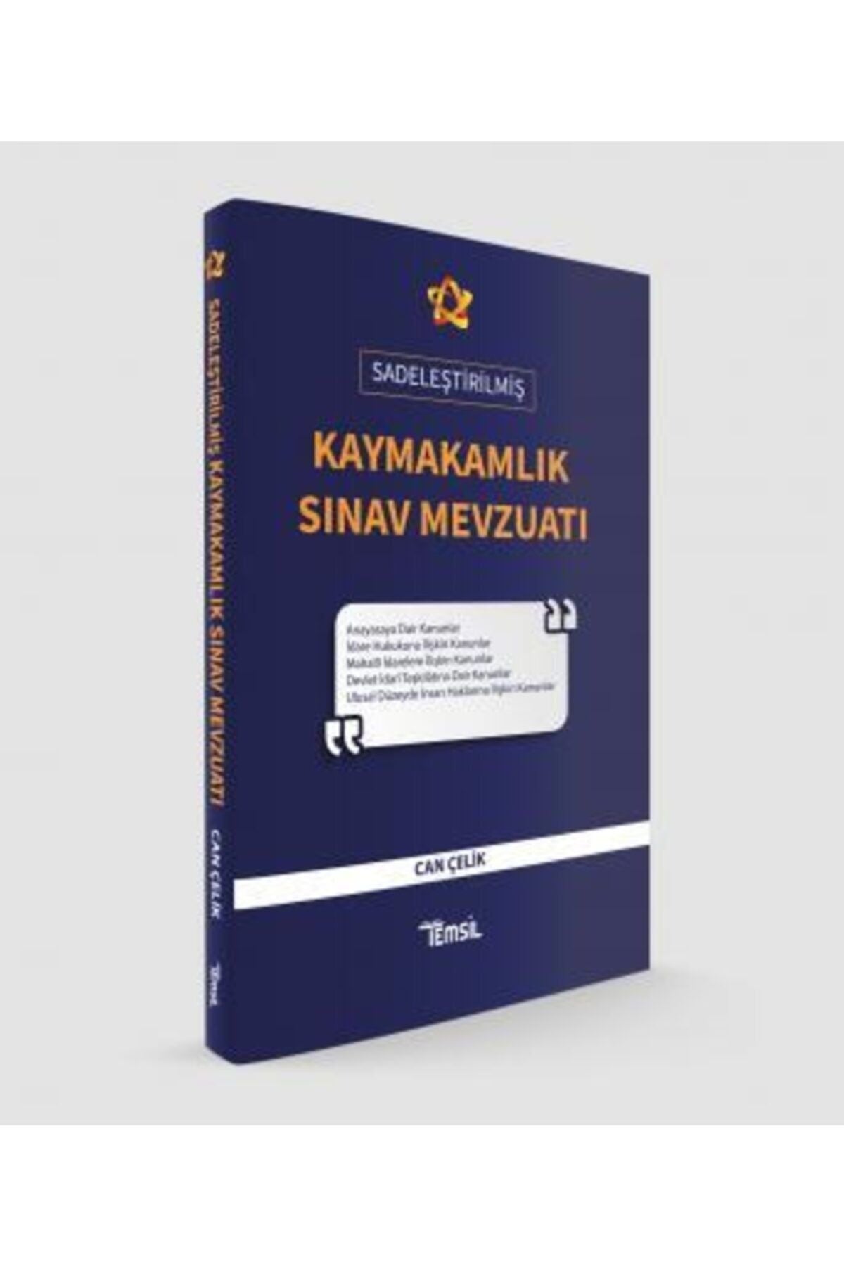 Kaymakamlık Sınav Mevzuatı (Sadeleştirilmiş) | Temsil Kitap (Ciltsiz)